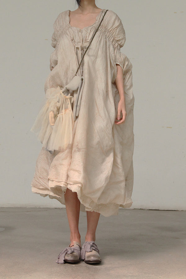 MUTEDANCE Hand-dyed Wide Collar Dress MD21SS09